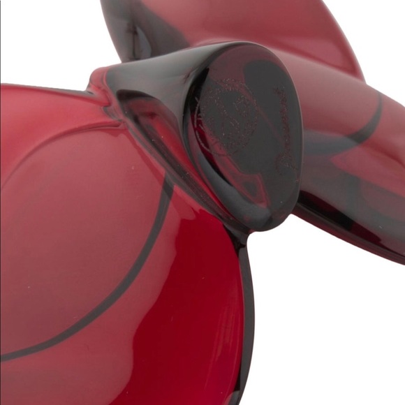 BACCARAT PAPILLON RED lucky butterfly figurine. - Picture 5 of 8